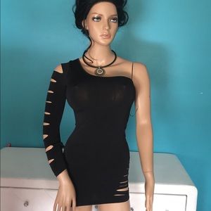 Black Cut Out Dress